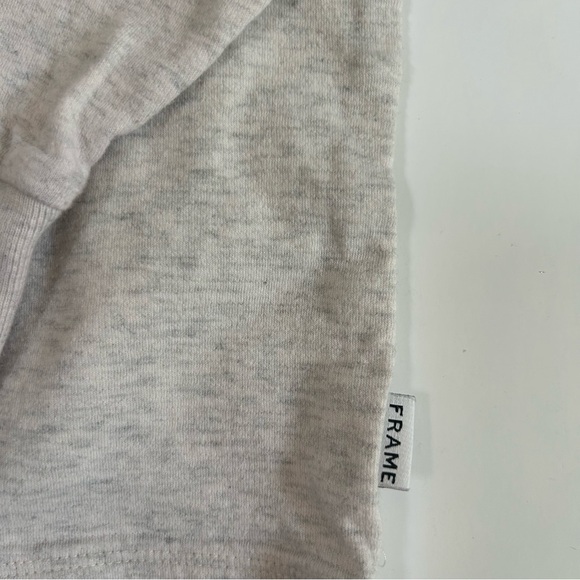 Frame Denim Heather Gray Crew Neck Shirt - Picture 3 of 8